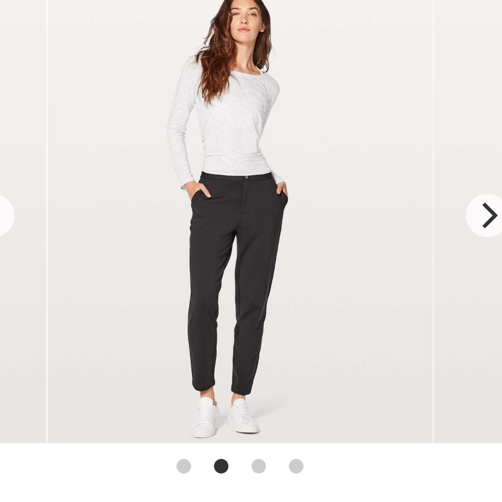 LULULEMON •  City Trek Trouser II *28" in Black • 4